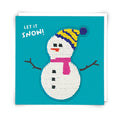 Redback Cards Christmas Card, SQ33 (Snowman)