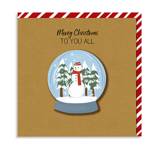 Lache Christmas Card, VD059 (Snow Globe)