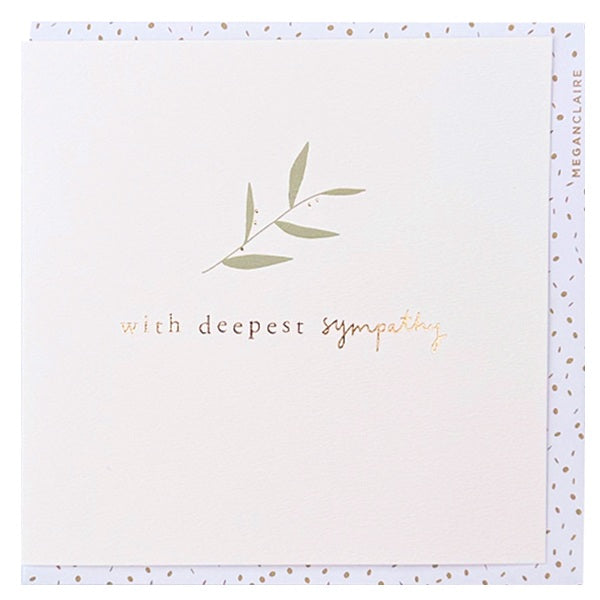 Megan Claire Sympathy Card, HP15 (Foliage)
