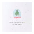 Megan Claire Christmas Card, MLC16 (For a Friend, Tree Snow Globe)