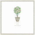 Cinnamon H Retirement Card, PH35 Primrose Hill (Potted Rose)