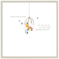 Cinnamon H Baby Card, PH59 Primrose Hill (Congratulations on Your Grandchild)