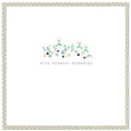 Cinnamon H Sympathy Card, PH63 Primrose Hill (Floral)
