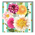 Laura Design Get Well Card, SN-936 (Dahlia, Mint)