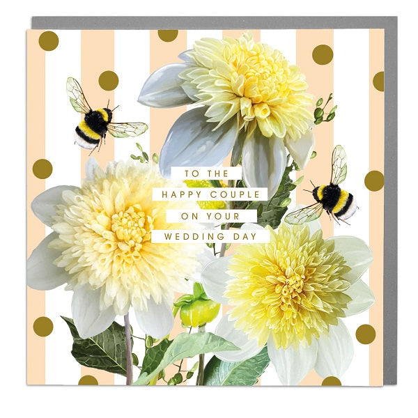 Laura Design Wedding Card, SN-937 (Dahlia, Cream)