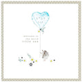 Cinnamon H Baby Card, PH85 (Hedgehog, Boy)