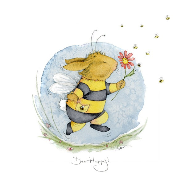 Moongazer Blank Card, SAL-J-66 (Wishing You Happiness)