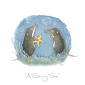 Moongazer Blank Card, SAL-J-61 (Mole and Little Star)