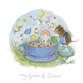 Moongazer Blank Card, SAL-J-243 (Dream Garden)