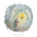 Moongazer Blank Card, SAL-J-244 (Acorn Lantern)